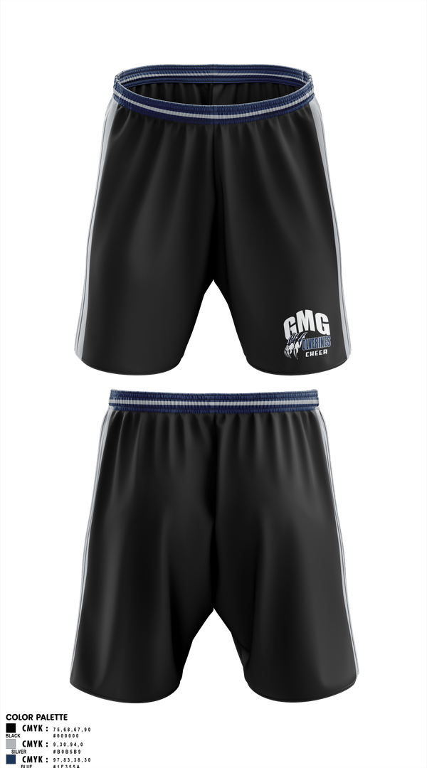 Athletic Shorts With Pockets, GMG Senior High School Cheer, Cheer, Teamtime, Team time, sublimation, custom sports apparel, team uniforms, spirit wear, spiritwear, sports uniforms, custom shirts, team store, custom team store, fundraiser sports, apparel fundraiser