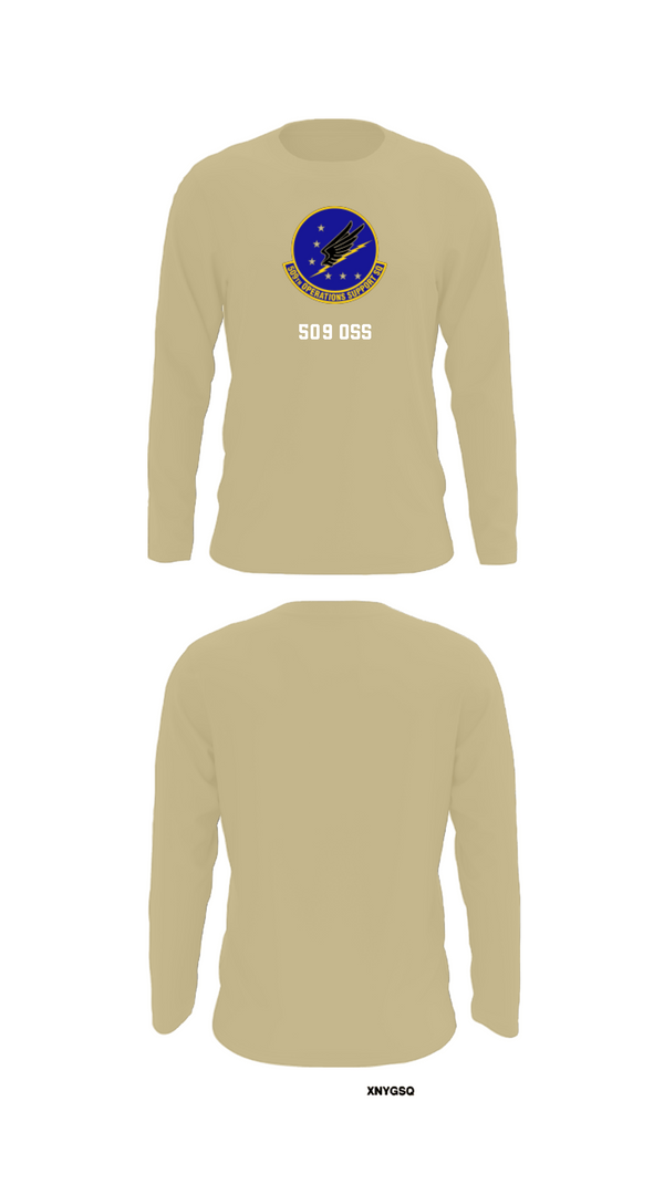 Long Sleeve Performance Shirt, 509 OSS, Air Force, Teamtime, Team time, sublimation, custom sports apparel, team uniforms, spirit wear, spiritwear, sports uniforms, custom shirts, team store, custom team store, fundraiser sports, apparel fundraiser