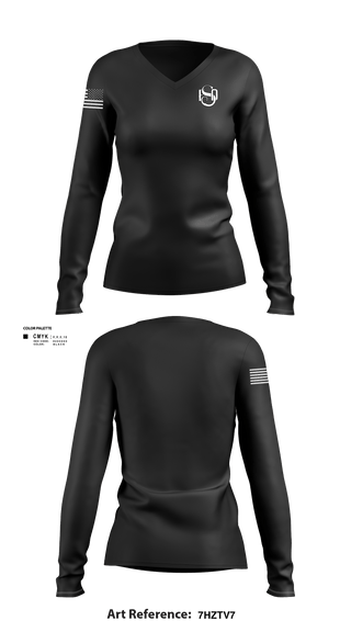 Womens Long Sleeve Vneck Shirt, E72, Fire Department, Teamtime, Team time, sublimation, custom sports apparel, team uniforms, spirit wear, spiritwear, sports uniforms, custom shirts, team store, custom team store, fundraiser sports, apparel fundraiser