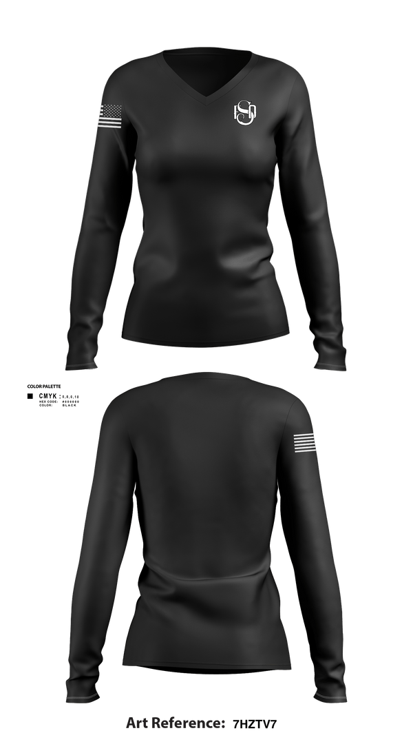Womens Long Sleeve Vneck Shirt, E72, Fire Department, Teamtime, Team time, sublimation, custom sports apparel, team uniforms, spirit wear, spiritwear, sports uniforms, custom shirts, team store, custom team store, fundraiser sports, apparel fundraiser