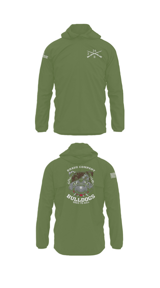 Windbreaker, B/3-34 Bulldogs, Army, Teamtime, Team time, sublimation, custom sports apparel, team uniforms, spirit wear, spiritwear, sports uniforms, custom shirts, team store, custom team store, fundraiser sports, apparel fundraiser