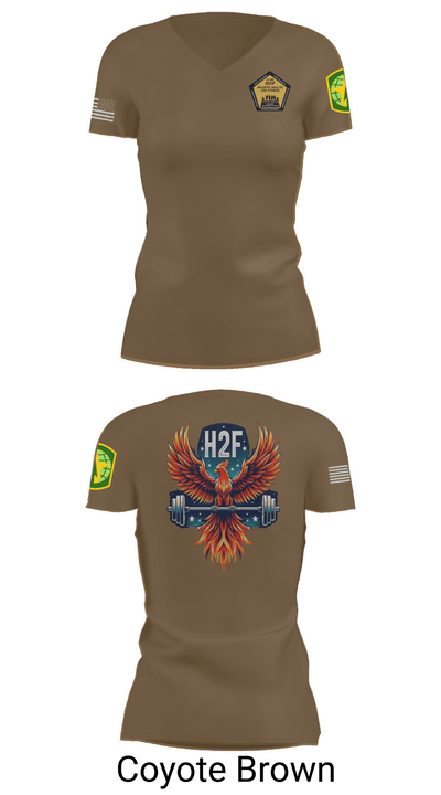 Phoenix H2F 94523826 Women's Short Sleeve V-neck Shirt - 8