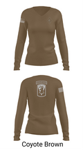 C CO 1-102 81634462 Women's Long Sleeve V-neck Shirt - 17