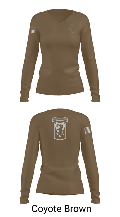 C CO 1-102 81634462 Women's Long Sleeve V-neck Shirt - 17