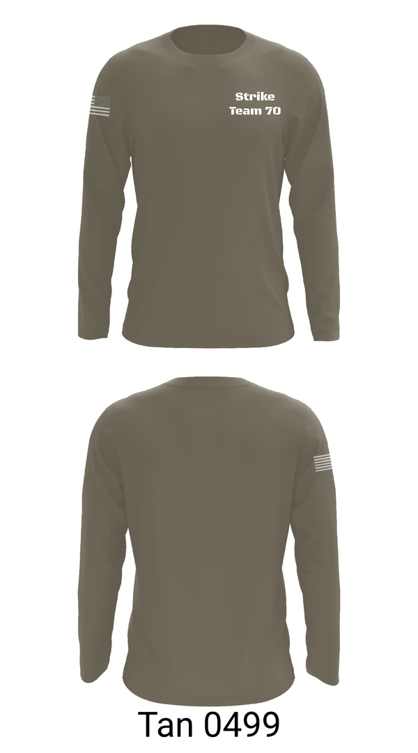 Long Sleeve Performance Shirt, Strike Team 70, , Teamtime, Team time, sublimation, custom sports apparel, team uniforms, spirit wear, spiritwear, sports uniforms, custom shirts, team store, custom team store, fundraiser sports, apparel fundraiser