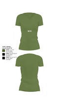 512 CE 64109382 Women's Short Sleeve V-neck Shirt - 44
