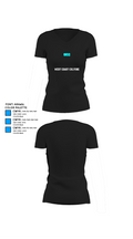 West Coast Culture 95606204 Women's Short Sleeve V-neck Shirt - 37