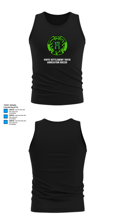White Settlement Youth Association Soccer 16472718 Tank Top - 32