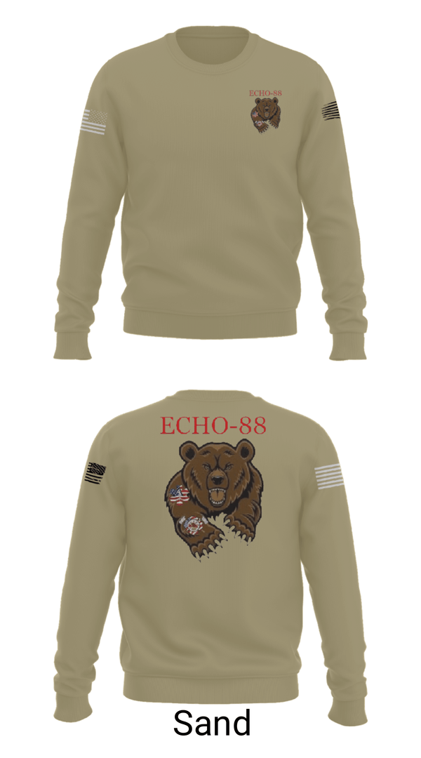 Crew Neck Sweatshirt, ECHO-88, , Teamtime, Team time, sublimation, custom sports apparel, team uniforms, spirit wear, spiritwear, sports uniforms, custom shirts, team store, custom team store, fundraiser sports, apparel fundraiser