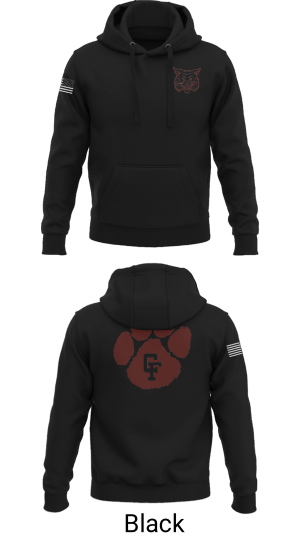 Hoodie, Cy-Fair High School Track, Track & Field, Teamtime, Team time, sublimation, custom sports apparel, team uniforms, spirit wear, spiritwear, sports uniforms, custom shirts, team store, custom team store, fundraiser sports, apparel fundraiser