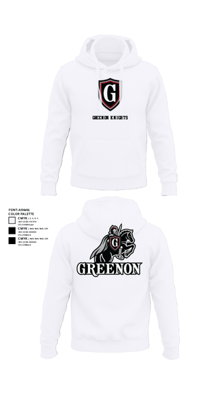 Hoodie, Greenon Knights, Women's Volleyball, Teamtime, Team time, sublimation, custom sports apparel, team uniforms, spirit wear, spiritwear, sports uniforms, custom shirts, team store, custom team store, fundraiser sports, apparel fundraiser