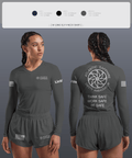 undefined Women's Long Sleeve V-neck Shirt - 3