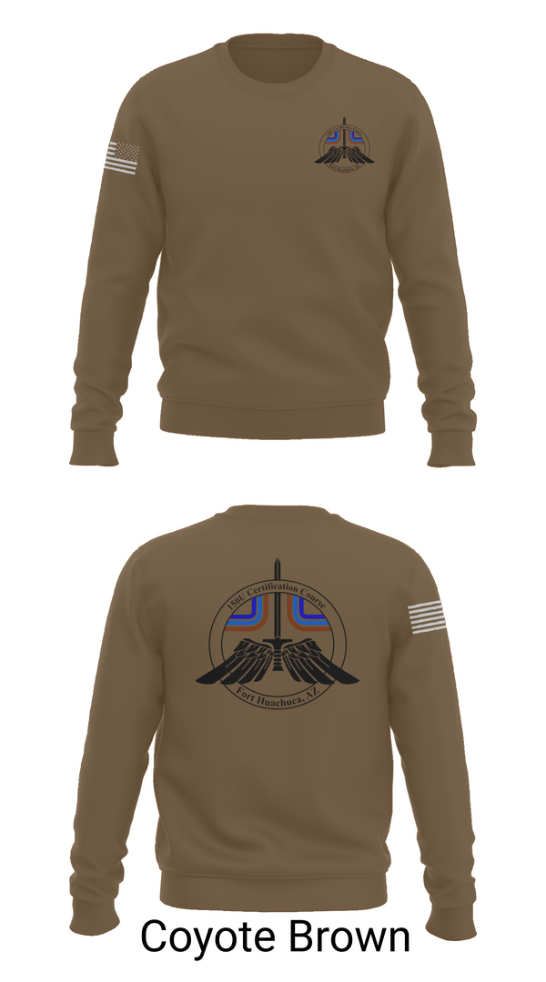 Crew Neck Sweatshirt, 2-13th AVN REGT, 150U Certification Course, , Teamtime, Team time, sublimation, custom sports apparel, team uniforms, spirit wear, spiritwear, sports uniforms, custom shirts, team store, custom team store, fundraiser sports, apparel fundraiser