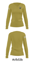 Conroe High School Tennis 29662887 Women's Long Sleeve V-neck Shirt - 20