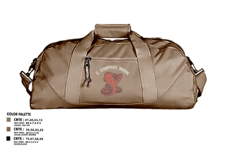 Duffle Bag, C Co Chupacabras, Army, Teamtime, Team time, sublimation, custom sports apparel, team uniforms, spirit wear, spiritwear, sports uniforms, custom shirts, team store, custom team store, fundraiser sports, apparel fundraiser