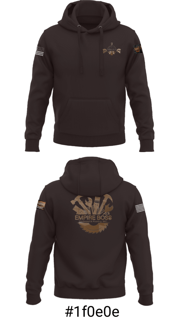 Hoodie, Empire Boss Hardwood & Flooring, INC, , Teamtime, Team time, sublimation, custom sports apparel, team uniforms, spirit wear, spiritwear, sports uniforms, custom shirts, team store, custom team store, fundraiser sports, apparel fundraiser