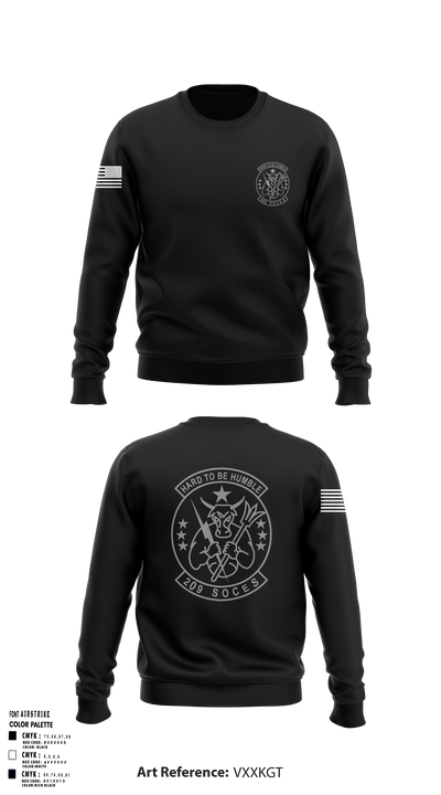 209th SOCES 34158969 Crew Neck Sweatshirt - 136