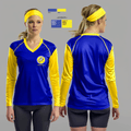 Claysburg-Kimmel Senior High School Football 56896996 Women's Long Sleeve V-neck Shirt - 3