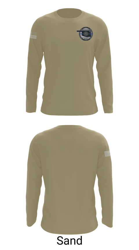 Long Sleeve Performance Shirt, Salina Police Department, Police, Teamtime, Team time, sublimation, custom sports apparel, team uniforms, spirit wear, spiritwear, sports uniforms, custom shirts, team store, custom team store, fundraiser sports, apparel fundraiser