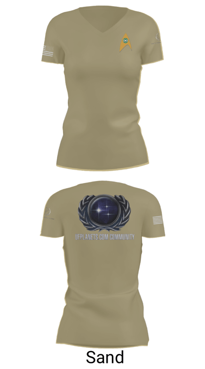 UFP 2338397 Women's Short Sleeve V-neck Shirt - 88