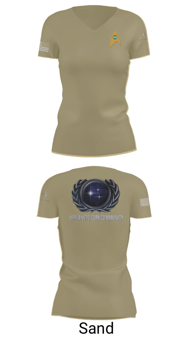 Womens Short Sleeve Vneck Shirt, UFP, Air Force, Teamtime, Team time, sublimation, custom sports apparel, team uniforms, spirit wear, spiritwear, sports uniforms, custom shirts, team store, custom team store, fundraiser sports, apparel fundraiser