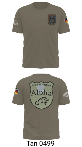 Old School Cotton Feel Shirt, 4./401 PzGrenBtl, Army, Teamtime, Team time, sublimation, custom sports apparel, team uniforms, spirit wear, spiritwear, sports uniforms, custom shirts, team store, custom team store, fundraiser sports, apparel fundraiser