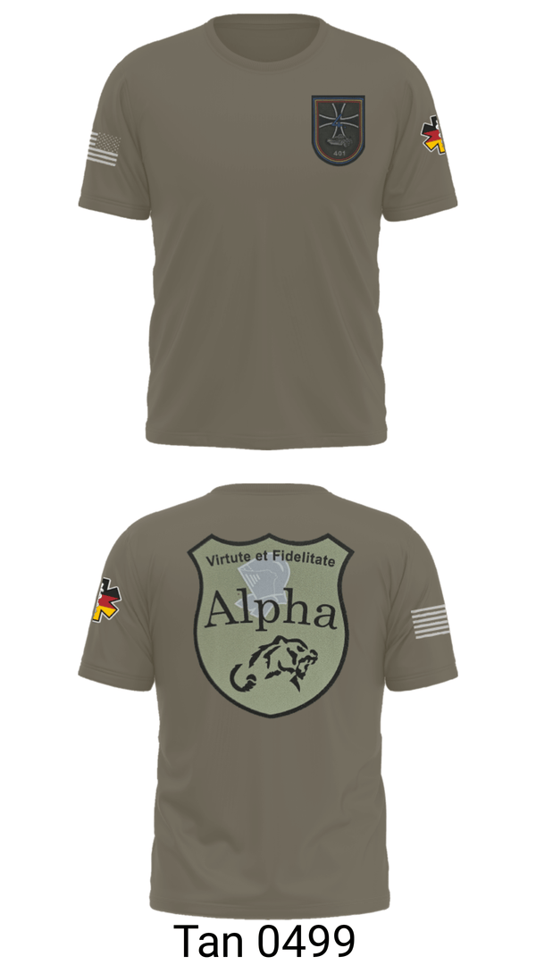 Old School Cotton Feel Shirt, 4./401 PzGrenBtl, Army, Teamtime, Team time, sublimation, custom sports apparel, team uniforms, spirit wear, spiritwear, sports uniforms, custom shirts, team store, custom team store, fundraiser sports, apparel fundraiser