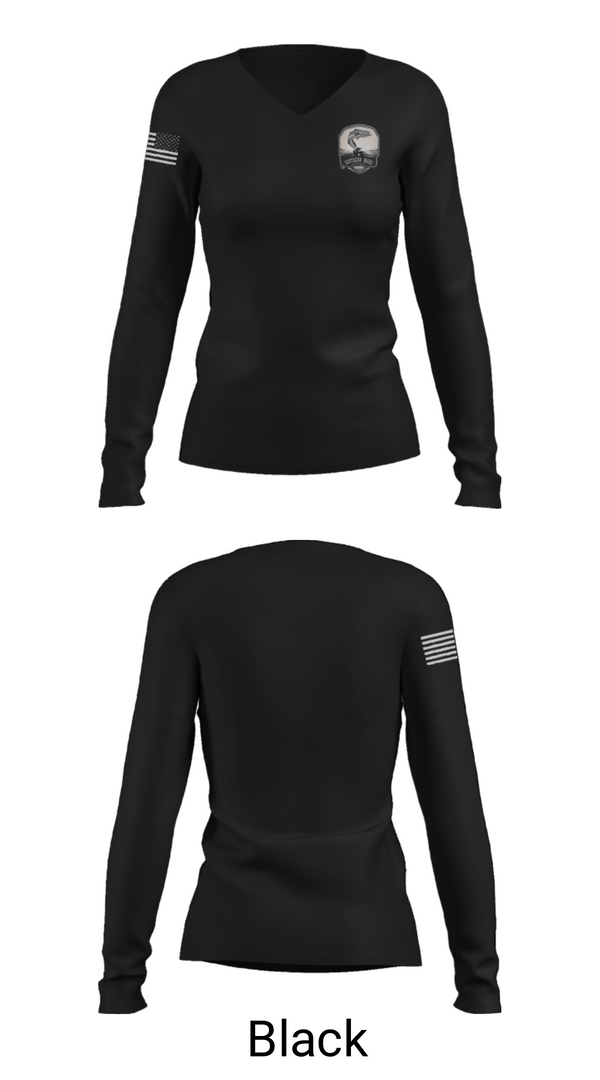 Womens Long Sleeve Vneck Shirt, Fishing, E-Sports, Teamtime, Team time, sublimation, custom sports apparel, team uniforms, spirit wear, spiritwear, sports uniforms, custom shirts, team store, custom team store, fundraiser sports, apparel fundraiser