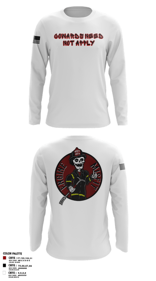 Long Sleeve Performance Shirt, Engine 12, Fire Department, Teamtime, Team time, sublimation, custom sports apparel, team uniforms, spirit wear, spiritwear, sports uniforms, custom shirts, team store, custom team store, fundraiser sports, apparel fundraiser