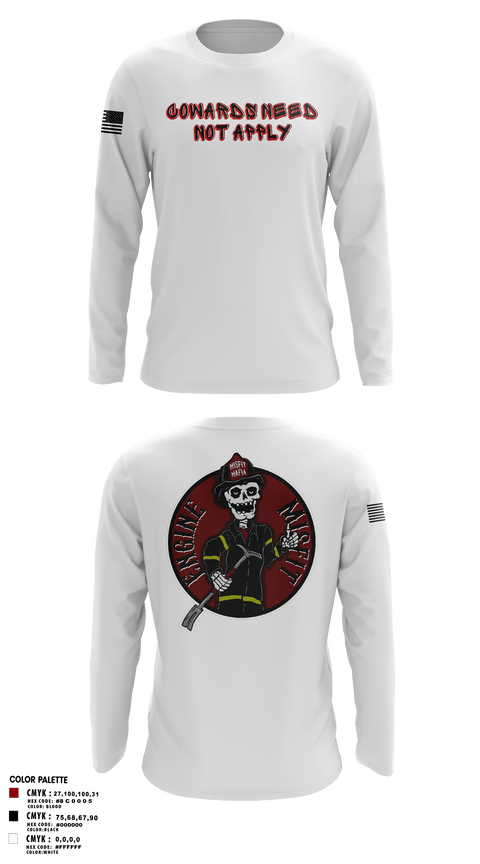 Long Sleeve Performance Shirt, Engine 12, Fire Department, Teamtime, Team time, sublimation, custom sports apparel, team uniforms, spirit wear, spiritwear, sports uniforms, custom shirts, team store, custom team store, fundraiser sports, apparel fundraiser