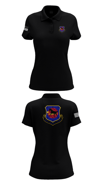 167th air wing 60974833 Women's Short Sleeve Performance Polo  - 35