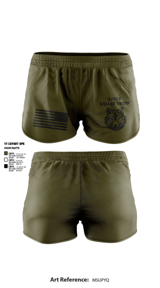 Ranger Panties, 3/2CR Killer Troop, Army, Teamtime, Team time, sublimation, custom sports apparel, team uniforms, spirit wear, spiritwear, sports uniforms, custom shirts, team store, custom team store, fundraiser sports, apparel fundraiser