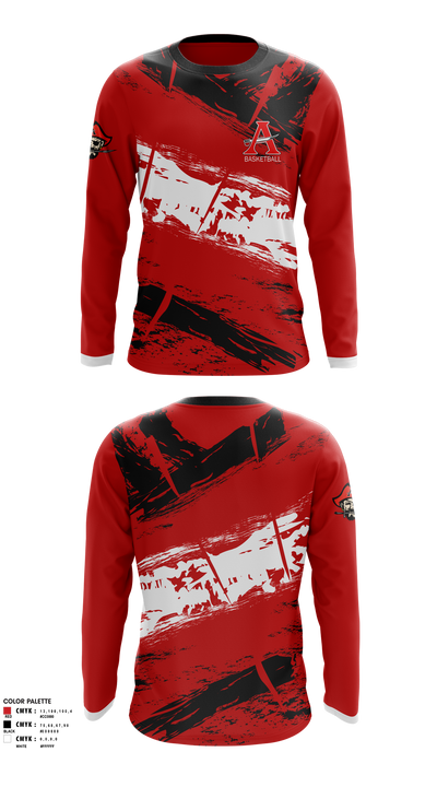 Allatoona Buccaneers Long Sleeve Performance Shirt- 1