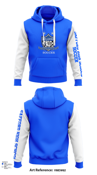 Hoodie, Safford High School Soccer, Men's Soccer, Teamtime, Team time, sublimation, custom sports apparel, team uniforms, spirit wear, spiritwear, sports uniforms, custom shirts, team store, custom team store, fundraiser sports, apparel fundraiser