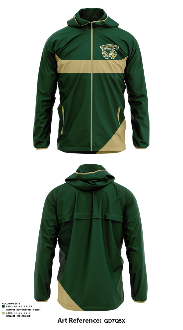 Windbreaker, Wolverines, , Teamtime, Team time, sublimation, custom sports apparel, team uniforms, spirit wear, spiritwear, sports uniforms, custom shirts, team store, custom team store, fundraiser sports, apparel fundraiser