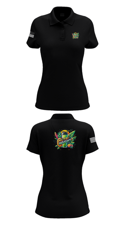 Nutrinsight 28280261 Women's Short Sleeve Performance Polo  - 36