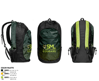 Gear Bag, St. Mark Lutheran Cougars, Swimming, Teamtime, Team time, sublimation, custom sports apparel, team uniforms, spirit wear, spiritwear, sports uniforms, custom shirts, team store, custom team store, fundraiser sports, apparel fundraiser