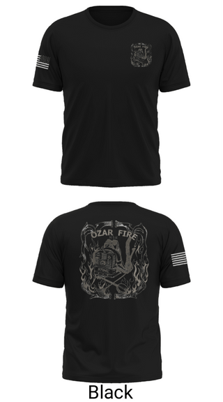 Old School Cotton Feel Shirt, OZARK FIRE, Fire Department, Teamtime, Team time, sublimation, custom sports apparel, team uniforms, spirit wear, spiritwear, sports uniforms, custom shirts, team store, custom team store, fundraiser sports, apparel fundraiser
