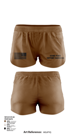 Ranger Panties, 122nd Force Support Squadron, Air Force, Teamtime, Team time, sublimation, custom sports apparel, team uniforms, spirit wear, spiritwear, sports uniforms, custom shirts, team store, custom team store, fundraiser sports, apparel fundraiser