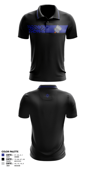 Stem Launch Middle School 10964010 Short Sleeve Performance Polo - 1