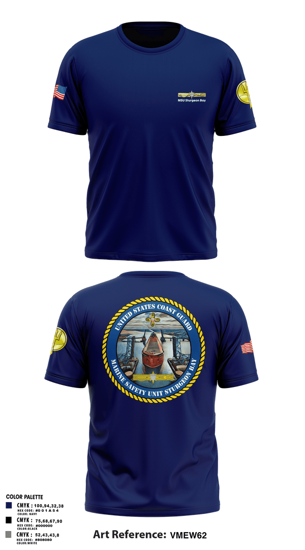 Old School Cotton Feel Shirt, MSU Sturgeon Bay, Coast Guard, Teamtime, Team time, sublimation, custom sports apparel, team uniforms, spirit wear, spiritwear, sports uniforms, custom shirts, team store, custom team store, fundraiser sports, apparel fundraiser