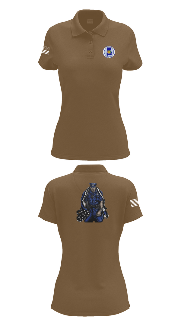 Womens Short Sleeve Performance Polo, Alabama Department of Corrections, Police, Teamtime, Team time, sublimation, custom sports apparel, team uniforms, spirit wear, spiritwear, sports uniforms, custom shirts, team store, custom team store, fundraiser sports, apparel fundraiser