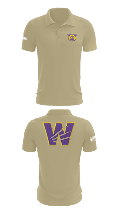 Wilder High School Cheer 27344083 Short Sleeve Performance Polo - 39
