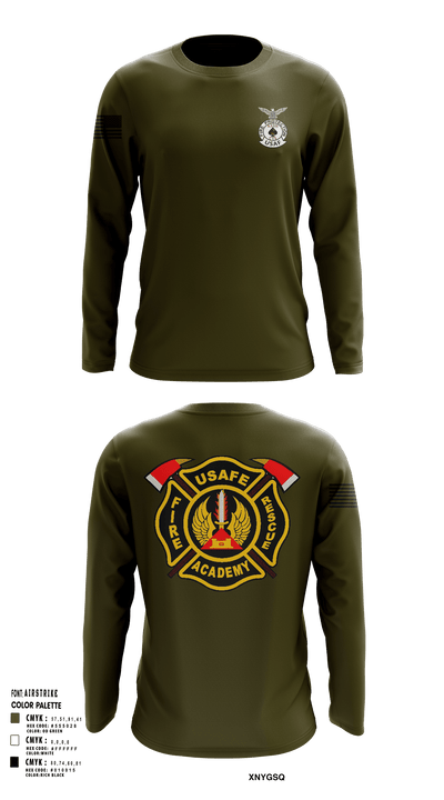 435th CTS 2997096 Long Sleeve Performance Shirt - 137