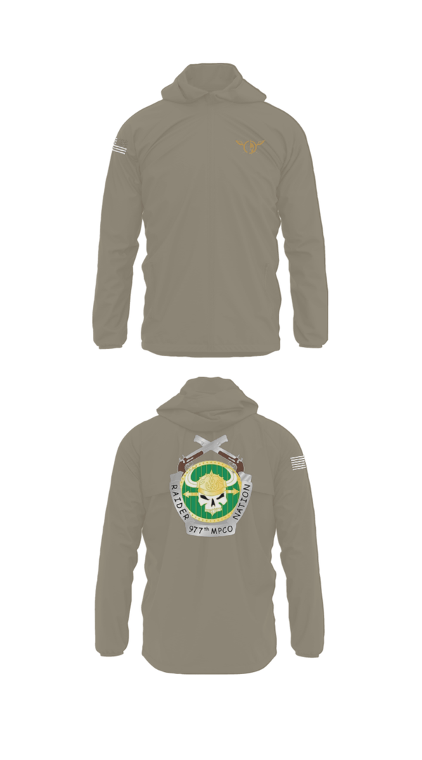 Windbreaker, 977 MP CO, Army, Teamtime, Team time, sublimation, custom sports apparel, team uniforms, spirit wear, spiritwear, sports uniforms, custom shirts, team store, custom team store, fundraiser sports, apparel fundraiser