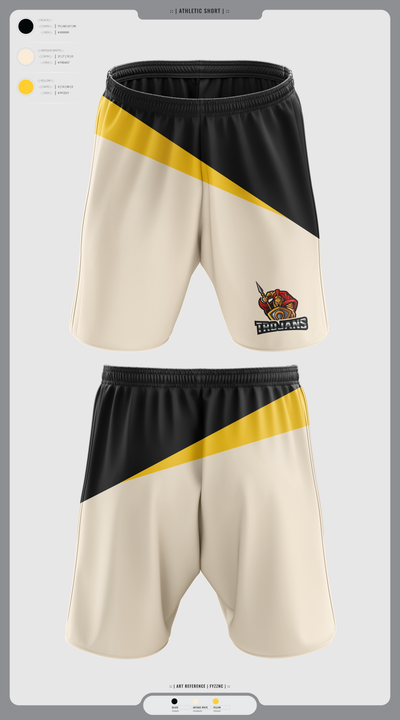 TROJANS Athletic Shorts With Pockets - 1