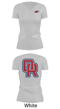 Oak Ridge High School Tennis 19732453 Women's Short Sleeve V-neck Shirt - 7