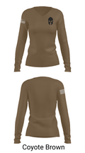 uN ğiNÿå 21846884 Women's Long Sleeve V-neck Shirt - 16