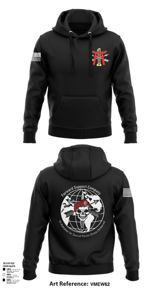 Hoodie, FSC 1-1SFG, Army, Teamtime, Team time, sublimation, custom sports apparel, team uniforms, spirit wear, spiritwear, sports uniforms, custom shirts, team store, custom team store, fundraiser sports, apparel fundraiser