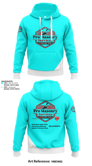 Hoodie, Pro Masonry Services LLC, , Teamtime, Team time, sublimation, custom sports apparel, team uniforms, spirit wear, spiritwear, sports uniforms, custom shirts, team store, custom team store, fundraiser sports, apparel fundraiser